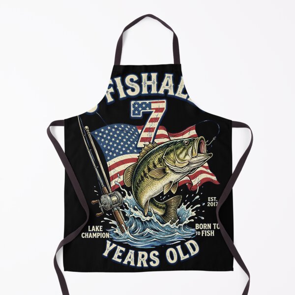 Item preview, O'Fishally 7 - Patriotic Bass Fishing 7th Birthday Design designed and sold by w66aboo.