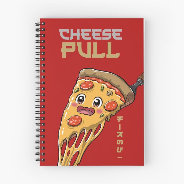 Item preview, Cheese Pull Funny Chibi Pizza designed and sold by ZenReiArt.
