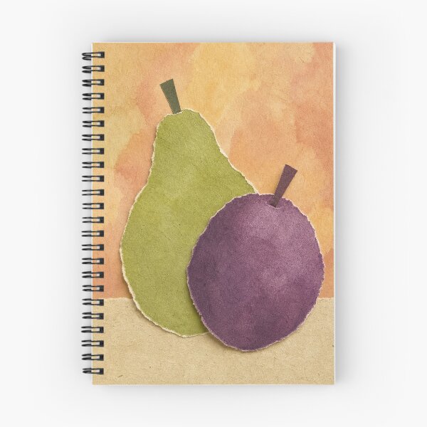 Item preview, Pear and Plum Cutouts Watercolour designed and sold by GoldenHourWalls.