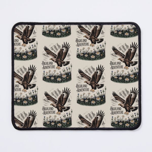 Item preview, Highland Adventure Golden Eagle Mountain Art designed and sold by NuvoraNest.