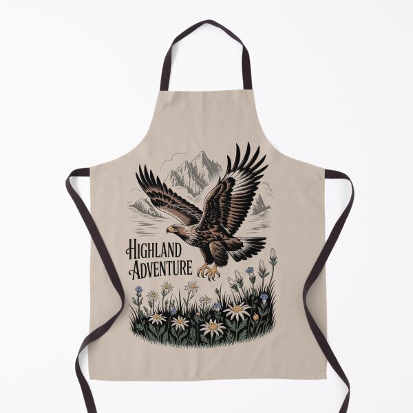 Item preview, Highland Adventure Golden Eagle Mountain Art designed and sold by NuvoraNest.