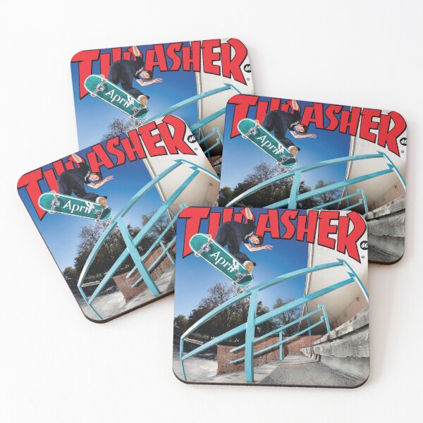 Item preview, Thrasher Skateboard Skate Design Art Print Poster Wall Tee Vest  designed and sold by Cool Robot Bro..