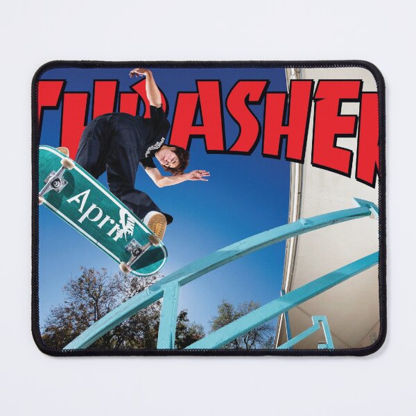 Item preview, Thrasher Skateboard Skate Design Art Print Poster Wall Tee Vest  designed and sold by Cool Robot Bro..