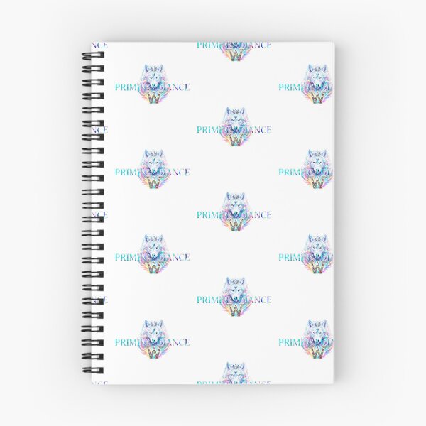 Item preview, PRIME RADIANCE Iridescent White Wolf Graphic with Gemstone 'W' Initial designed and sold by PRIMERADIANCE.
