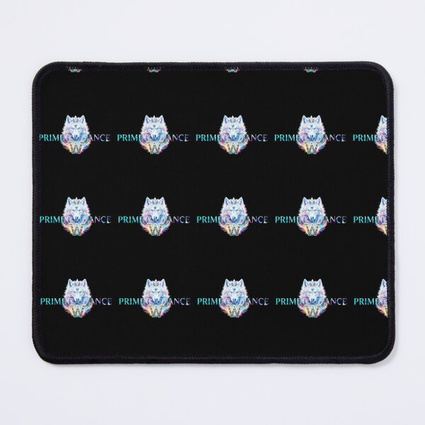 Item preview, PRIME RADIANCE Iridescent White Wolf Graphic with Gemstone 'W' Initial designed and sold by PRIMERADIANCE.
