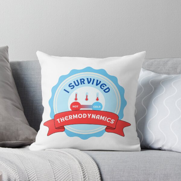 Item preview, I Survived Thermodynamics Engineering Student Badge designed and sold by ThePungineer.