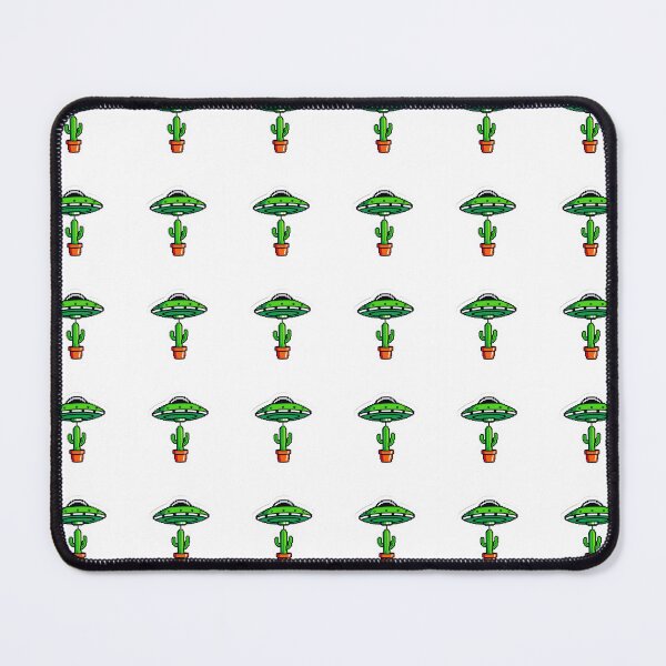 Item preview, Pixel UFO Abducting a Cactus designed and sold by One More Run.