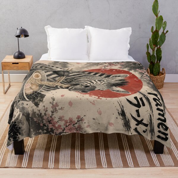 Item preview, Zebra Ramen Sumie Japanese Vintage designed and sold by TomFrontierArt.