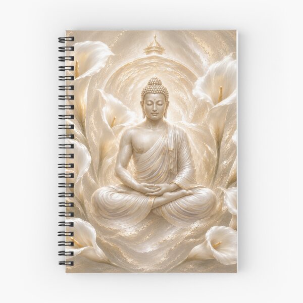 Item preview, Golden Buddha Among White Lilies designed and sold by aurelixagency.