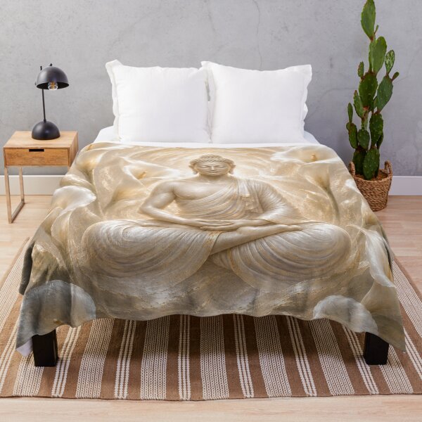 Item preview, Golden Buddha Among White Lilies designed and sold by aurelixagency.