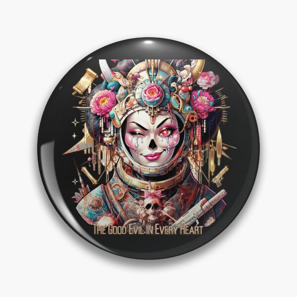 Item preview, Cyber Geisha Skull Pistol Helmet designed and sold by Voodoo Store Paranormal Collections.