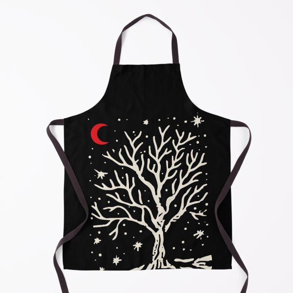 Item preview, Red Apple Tree Moon Illustration T-Shirt Design 127sm designed and sold by 127sm.