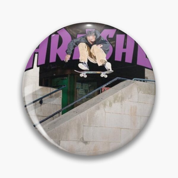 Item preview, Thrasher Skateboard Skate Design Art Print Poster Wall Tee Vest  designed and sold by Cool Robot Bro..