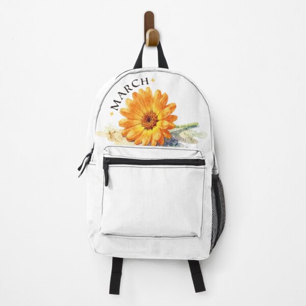 Item preview, Watercolor Orange Calendula March Birth Flower designed and sold by WildArtIT.