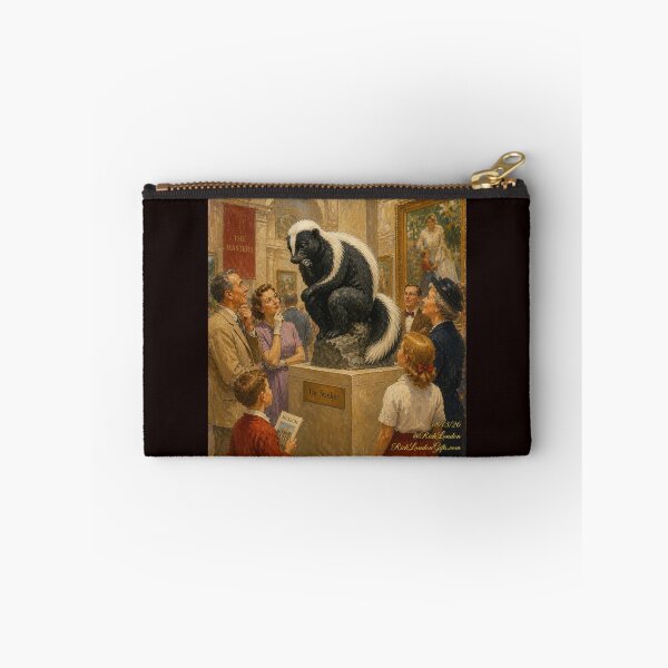 Item preview, The Stinker – Skunk Thinker Museum Parody Illustration designed and sold by Rick London Gifts.