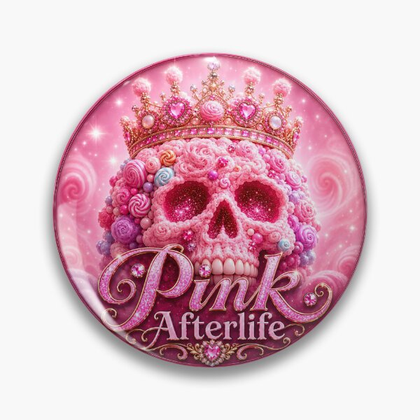 Item preview, Pink Afterlife Candy Skull Queen designed and sold by LakeshoreLegendsAndLight .