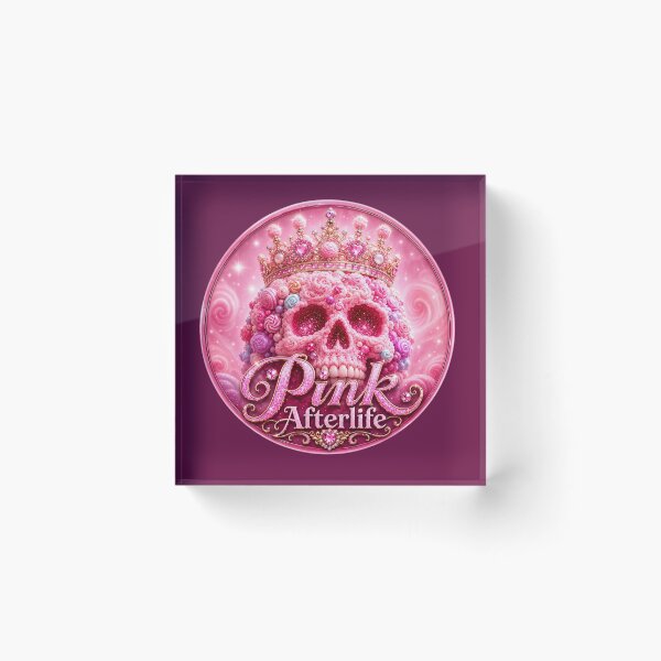 Item preview, Pink Afterlife Candy Skull Queen designed and sold by LakeshoreLegendsAndLight .