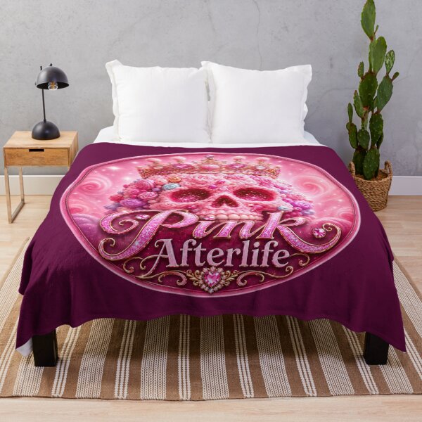 Item preview, Pink Afterlife Candy Skull Queen designed and sold by LakeshoreLegendsAndLight .