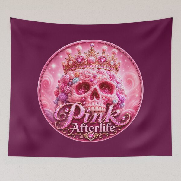 Item preview, Pink Afterlife Candy Skull Queen designed and sold by LakeshoreLegendsAndLight .
