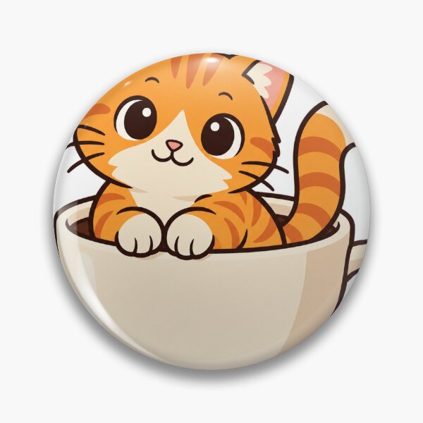 Item preview, Orange Cat Inside Coffee Cup designed and sold by BuyOneFree.