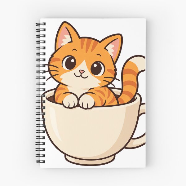Item preview, Orange Cat Inside Coffee Cup designed and sold by BuyOneFree.