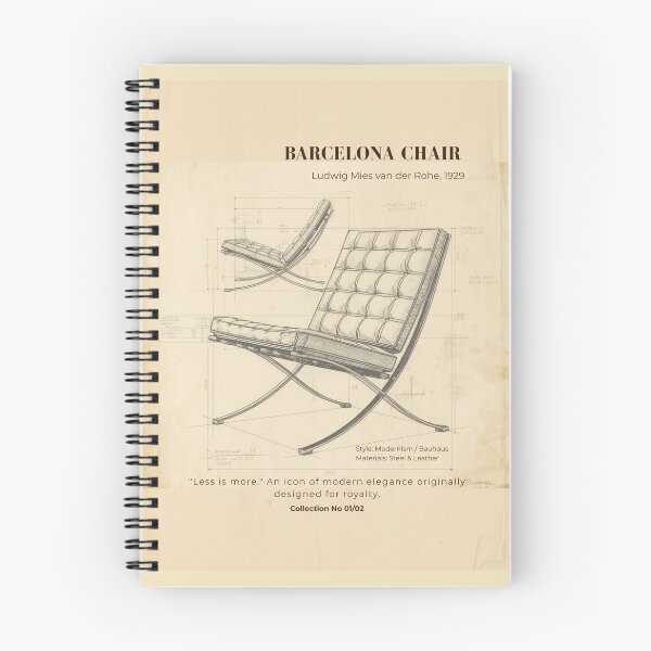 Item preview, Barcelona Chair - Mies van der Rohe Architectural Study designed and sold by LorPaz.