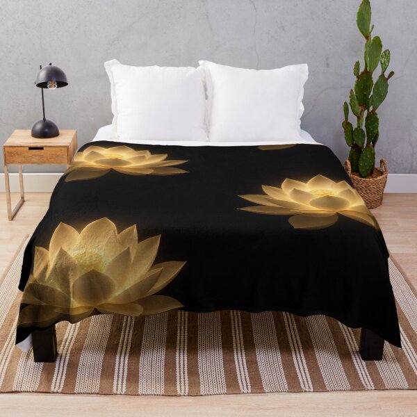 Item preview, Golden Lotus – Sacred Flower of Awakening & Inner Peace designed and sold by ChenEngEng.