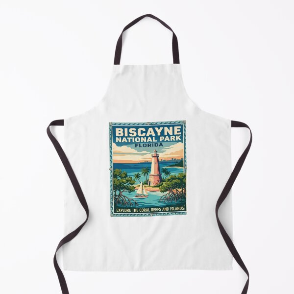 Item preview, Biscayne National Park Florida Coral Reefs Lighthouse Vintage Art designed and sold by LittleArij.
