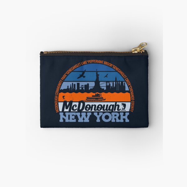 Item preview, McDonough New York Sunset Retro Vintage Local Pride Logo designed and sold by CRHPOD20.