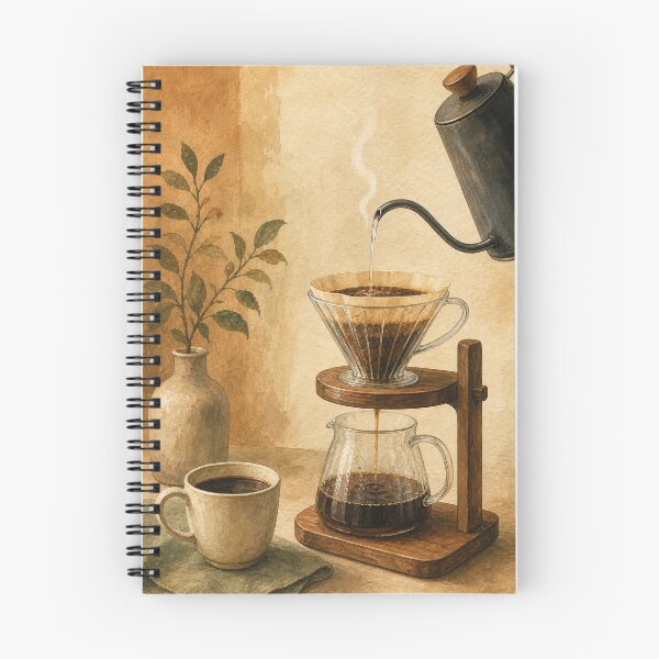 Item preview, Slow Pour Over Watercolour Cottagecore designed and sold by GoldenHourWalls.