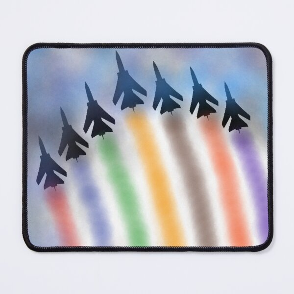 Item preview, Fighter rainbow jets designed and sold by AWADHESH CHAURASIA.