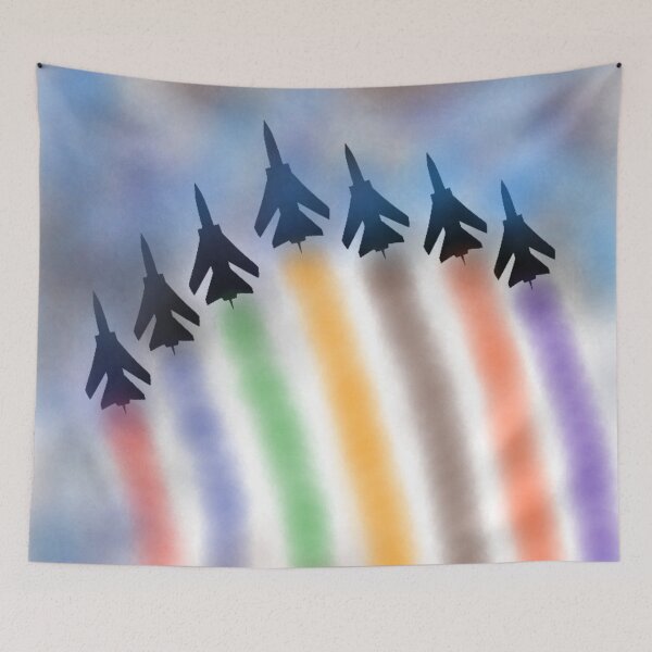 Item preview, Fighter rainbow jets designed and sold by AWADHESH  CHAURASIA.