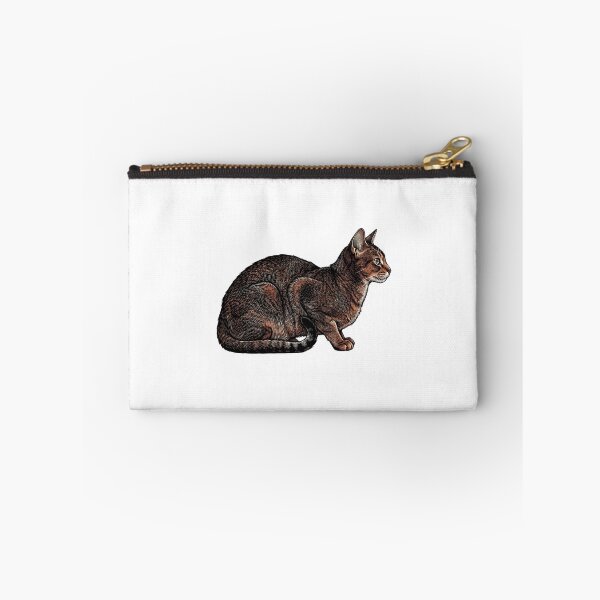 Item preview, Abyssinian Cat Scratchboard Portrait Art designed and sold by Ninjacatoff.
