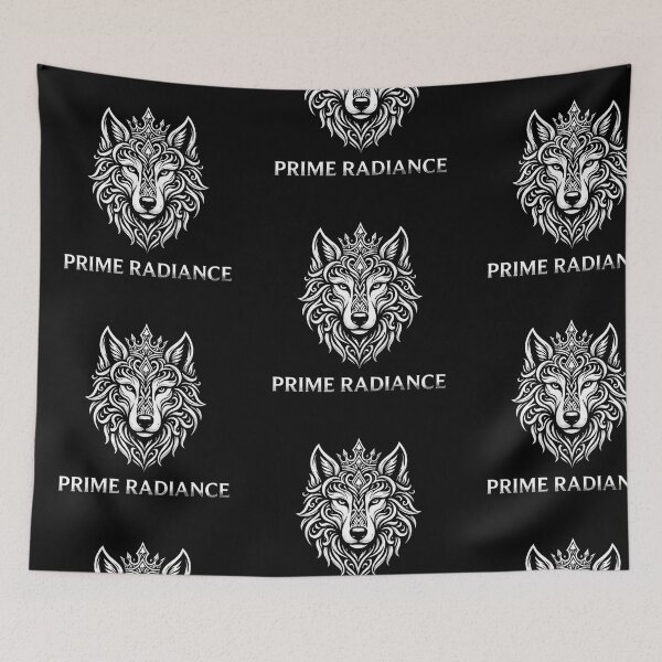 Item preview, Prime Radiance - Silver Crowned Tribal Wolf Emblem designed and sold by PRIMERADIANCE.