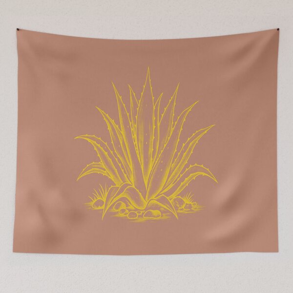 Item preview, Vintage Yellow Agave Garden Botanical Illustration designed and sold by KawaiiDesigns26.
