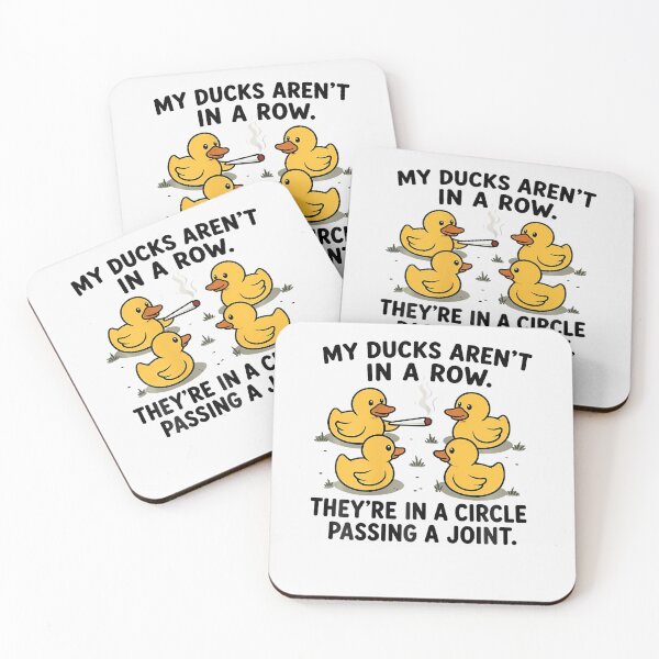Item preview, My Ducks Aren'T In A Row Passing A Joint Weed designed and sold by Fereskabilon.