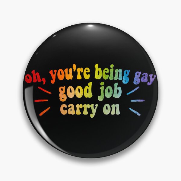 Item preview, Heartstopper Darcy Olsson Quote - Oh You're Being Gay designed and sold by humnoo.