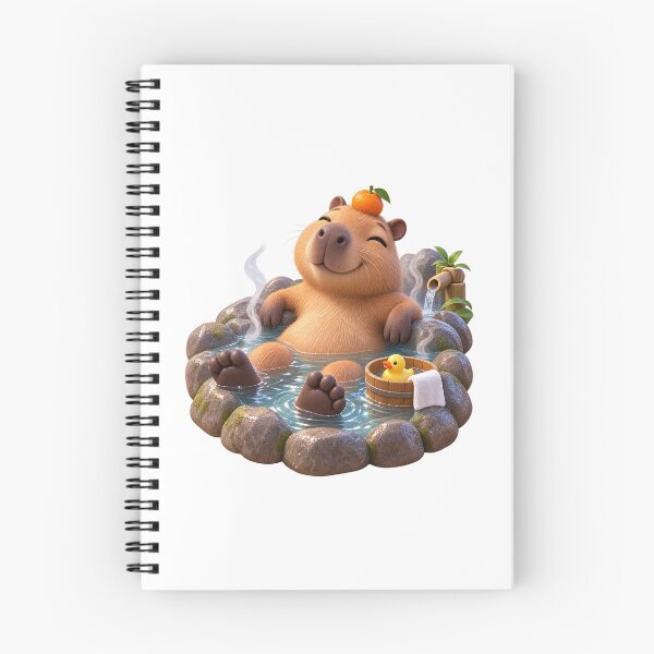 Item preview, Cute Capybara Hot Spring – Relaxing Capybara designed and sold by LST-Desings.