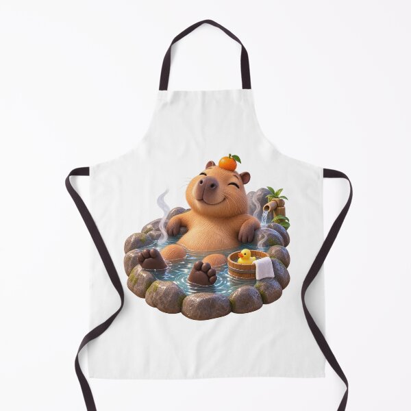 Item preview, Cute Capybara Hot Spring – Relaxing Capybara designed and sold by LST-Desings.