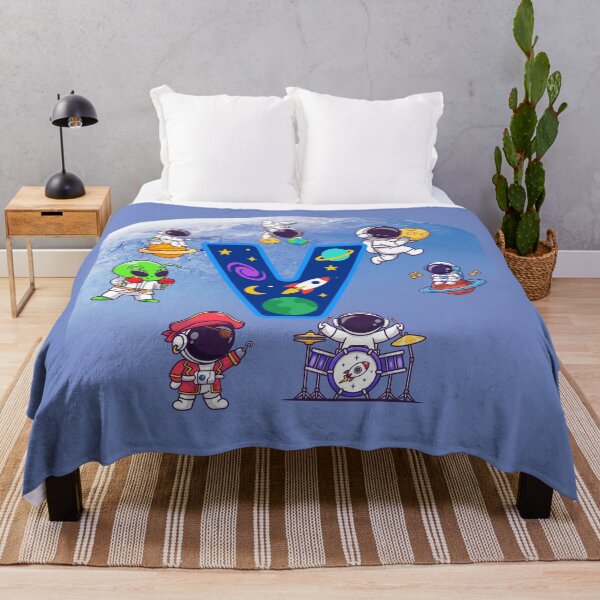 Item preview, Cute Space Astronaut Alien Galaxy Pattern designed and sold by BoldcreationsM.