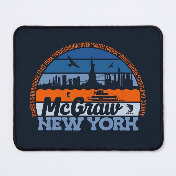 Item preview, McGraw New York Sunset Retro Vintage Local Pride Logo designed and sold by CRHPOD20.