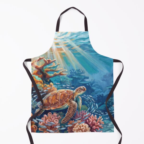 Item preview, Great Barrier Reef Sea Turtle designed and sold by RedPeaStudio.