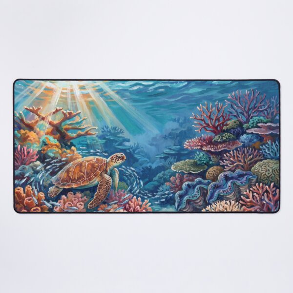 Item preview, Great Barrier Reef Sea Turtle designed and sold by RedPeaStudio.