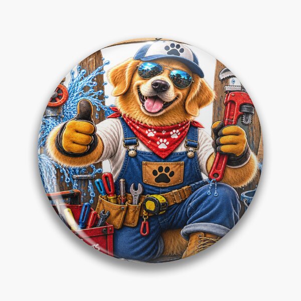 Item preview, Paw-Fessional Dog Handyman Funny DIY Fix It Dog designed and sold by TeeVibeHaus.