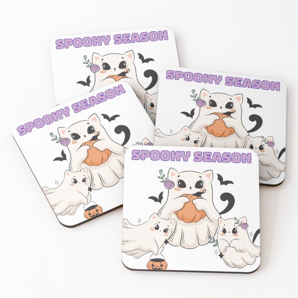 Item preview, Adorable Black Cat Ghosts designed and sold by CursedButCute1.