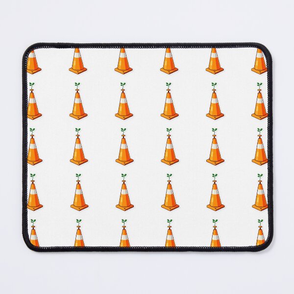 Item preview, Pixel Traffic Cone Buddy designed and sold by One More Run.