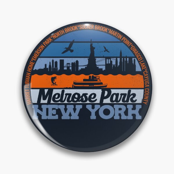Item preview, Melrose Park New York Sunset Retro Vintage Local Pride Logo designed and sold by CRHPOD20.
