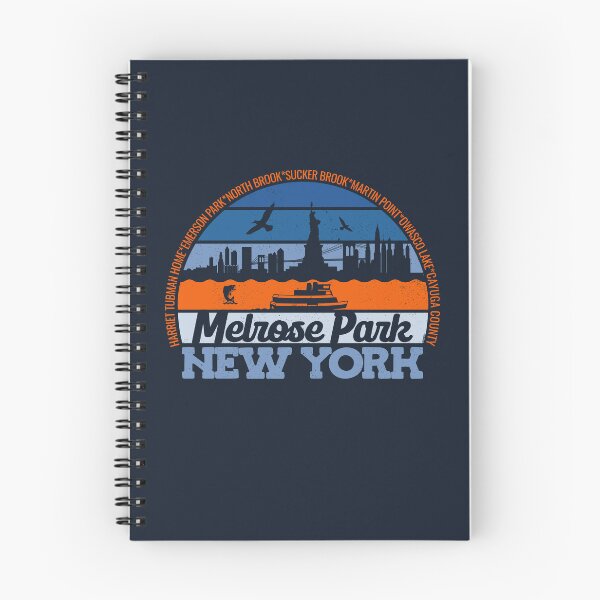 Item preview, Melrose Park New York Sunset Retro Vintage Local Pride Logo designed and sold by CRHPOD20.