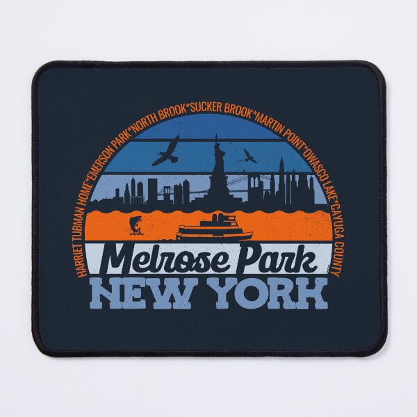 Item preview, Melrose Park New York Sunset Retro Vintage Local Pride Logo designed and sold by CRHPOD20.