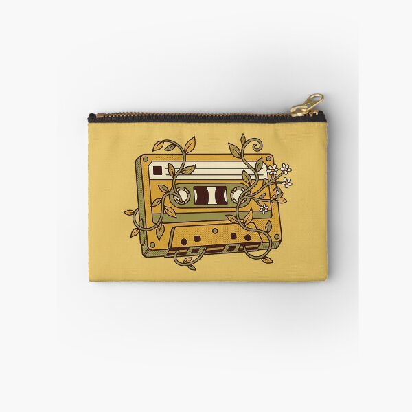 Item preview, Vintage Cassette Tape Floral Sticker | Retro Music Botanical Vine Flowers Aesthetic Illustration Art designed and sold by cannsuh.